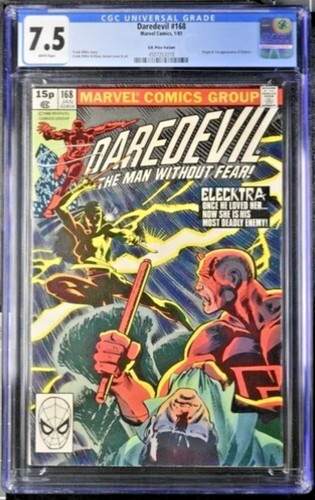 Cgc daredevil 168 - 7.5,