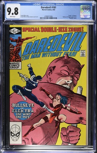 Daredevil 181 cgc - #181, 9.8