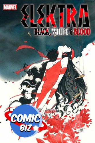 Elektra black white - black, blood