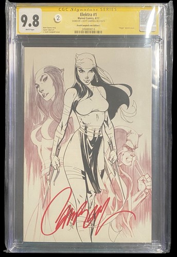 Elektra cgc 8 campbell - elektra, 9.8